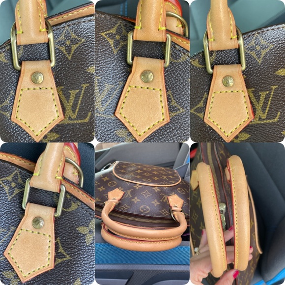 🌸NEW Vachetta💖Auth Louis Vuitton Ellipse tote MM - Picture 12 of 16